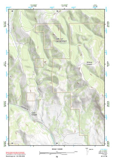 39111NE Page 72 Nephi Topo Preview 1