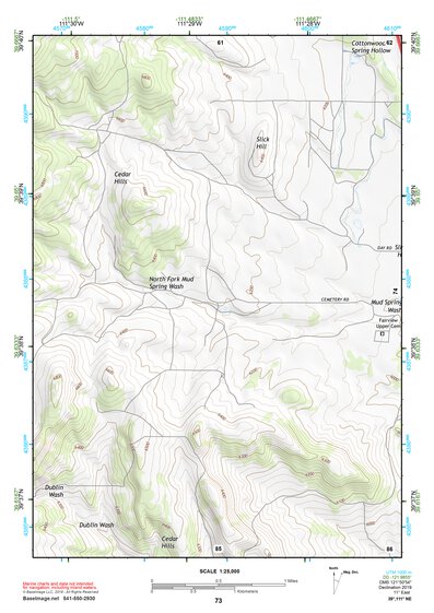 39111NE Page 73 Nephi Topo Preview 1