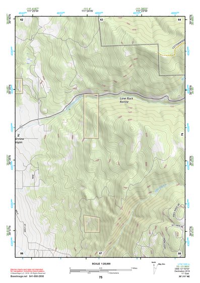 39111NE Page 75 Nephi Topo Preview 1