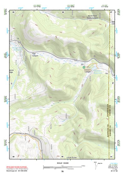 39111NE Page 78 Nephi Topo Preview 1