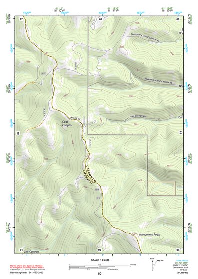 39111NE Page 80 Nephi Topo Preview 1