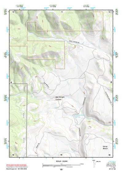 39111NE Page 83 Nephi Topo Preview 1