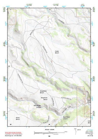 39111NE Page 84 Nephi Topo Preview 1