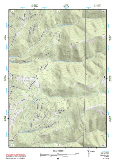 39111NE Page 88 Nephi Topo Preview 1