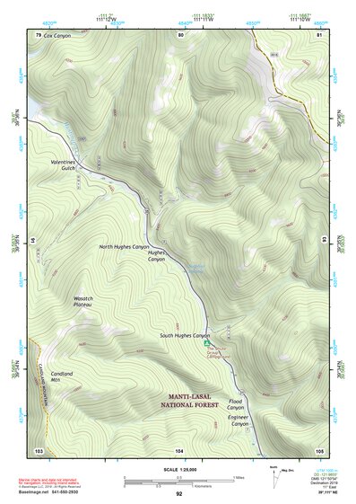 39111NE Page 92 Nephi Topo Preview 1