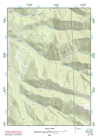 39111NE Page 100 Nephi Topo Preview 1