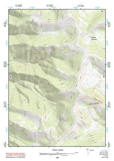 39111NE Page 101 Nephi Topo Preview 1