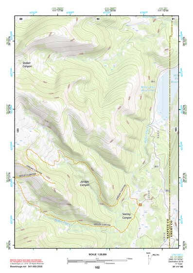 39111NE Page 102 Nephi Topo Preview 1