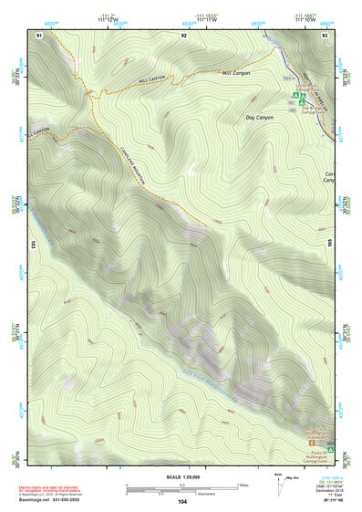 39111NE Page 104 Nephi Topo Preview 1