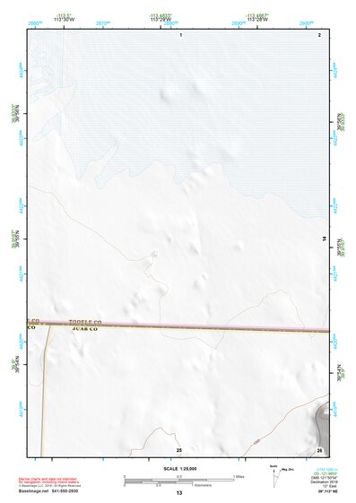 39113NE Page 13 Fish Springs Topo Preview 1