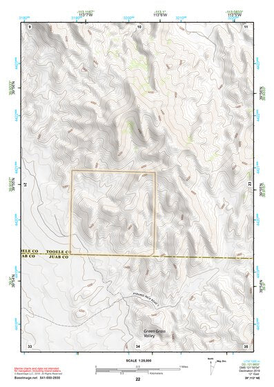 39113NE Page 22 Fish Springs Topo Preview 1