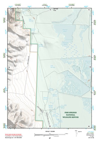 39113NE Page 27 Fish Springs Topo Preview 1