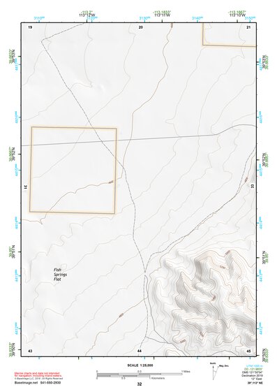 39113NE Page 32 Fish Springs Topo Preview 1