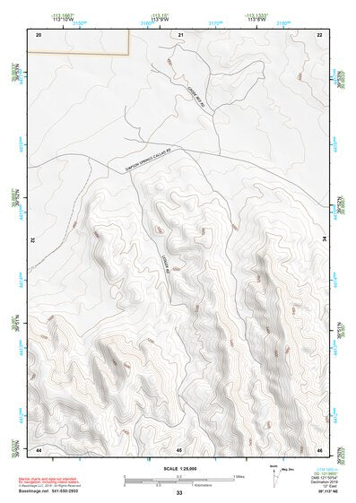 39113NE Page 33 Fish Springs Topo Preview 1