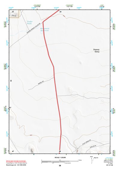 39113NE Page 36 Fish Springs Topo Preview 1
