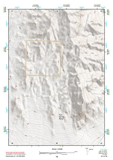 39113NE Page 74 Fish Springs Topo Preview 1