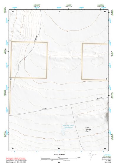 39113NE Page 76 Fish Springs Topo Preview 1