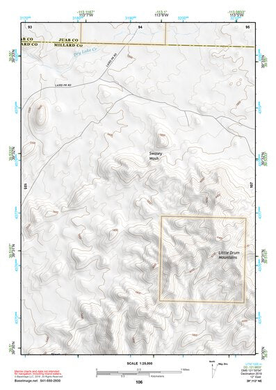 39113NE Page 106 Fish Springs Topo Preview 1