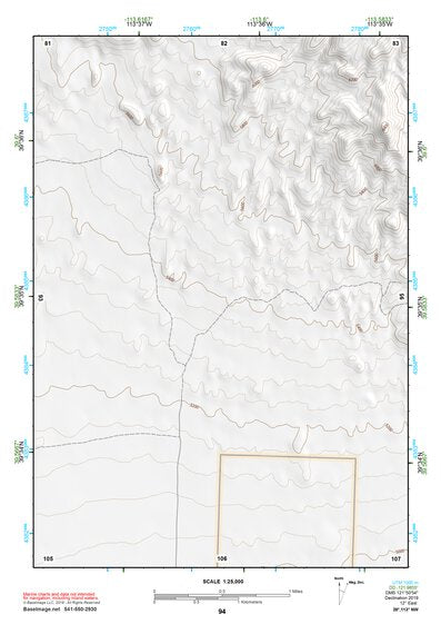 39113NW Page 94 Fish Springs Topo Preview 1