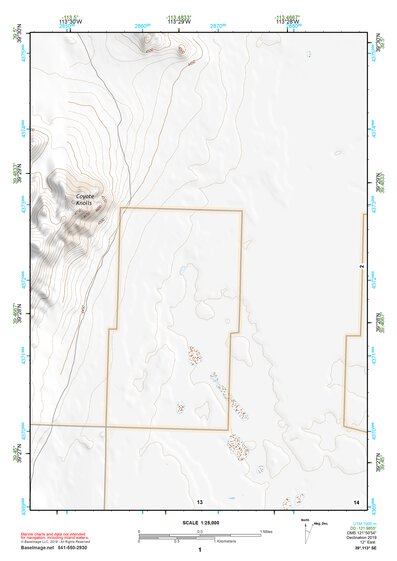 39113SE Page 1 Tule Valley Topo Preview 1