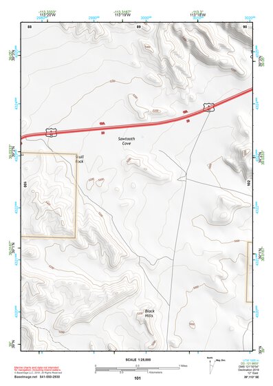 39113SE Page 101 Tule Valley Topo Preview 1
