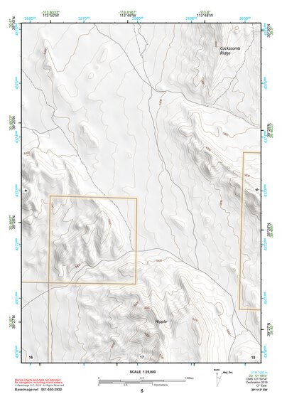 39113SW Page 5 Tule Valley Topo Preview 1