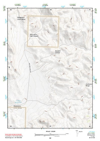 39113SW Page 81 Tule Valley Topo Preview 1