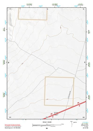 39113SW Page 90 Tule Valley Topo Preview 1