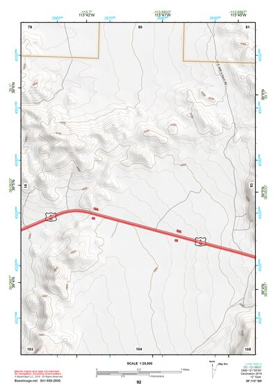 39113SW Page 92 Tule Valley Topo Preview 1