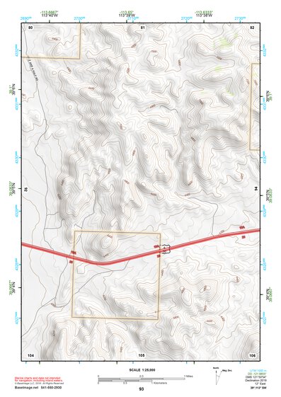 39113SW Page 93 Tule Valley Topo Preview 1