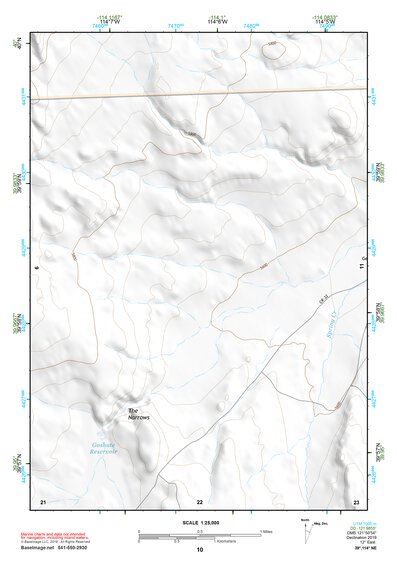 39114NE Page 10 Kern Mountains Topo Preview 1