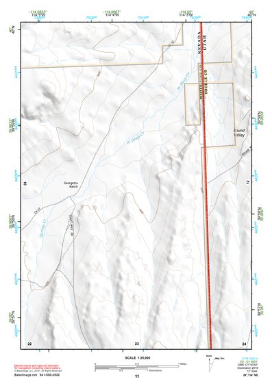 39114NE Page 11 Kern Mountains Topo Preview 1