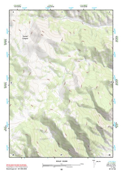 39114NE Page 15 Kern Mountains Topo Preview 1