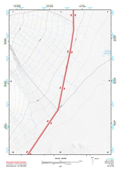 39114NE Page 17 Kern Mountains Topo Preview 1