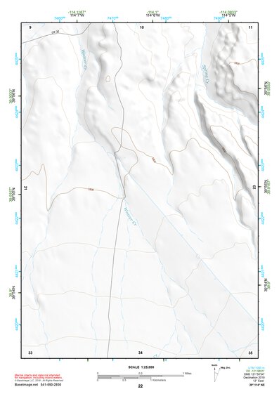 39114NE Page 22 Kern Mountains Topo Preview 1