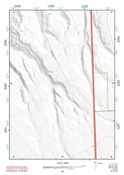 39114NE Page 23 Kern Mountains Topo Preview 1