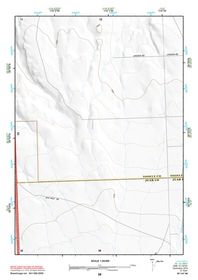 39114NE Page 24 Kern Mountains Topo Preview 1