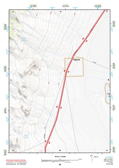 39114NE Page 28 Kern Mountains Topo Preview 1