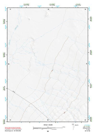 39114NE Page 30 Kern Mountains Topo Preview 1