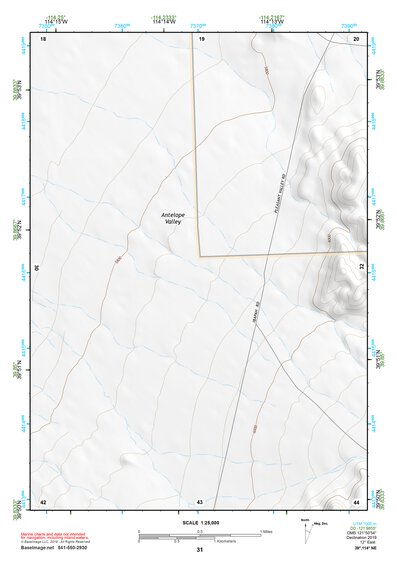 39114NE Page 31 Kern Mountains Topo Preview 1