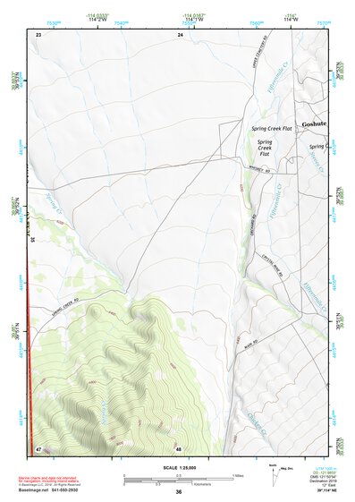 39114NE Page 36 Kern Mountains Topo Preview 1