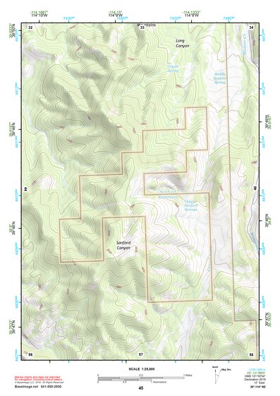 39114NE Page 45 Kern Mountains Topo Preview 1