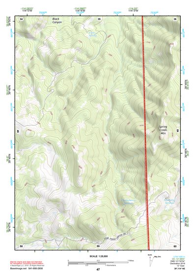 39114NE Page 47 Kern Mountains Topo Preview 1