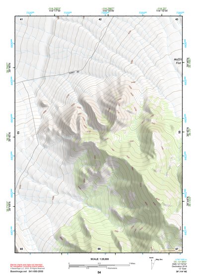 39114NE Page 54 Kern Mountains Topo Preview 1