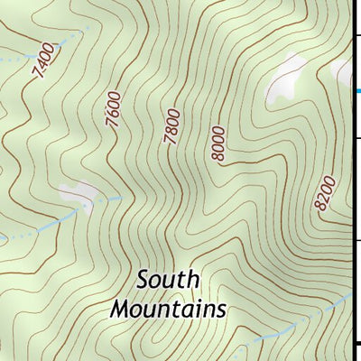 39114NE Page 58 Kern Mountains Topo Preview 3