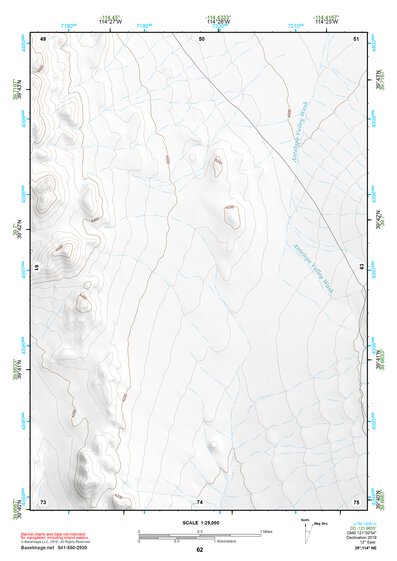 39114NE Page 62 Kern Mountains Topo Preview 1