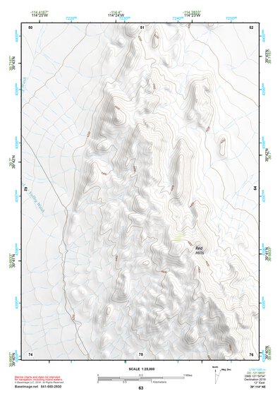 39114NE Page 63 Kern Mountains Topo Preview 1