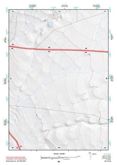 39114NE Page 88 Kern Mountains Topo Preview 1