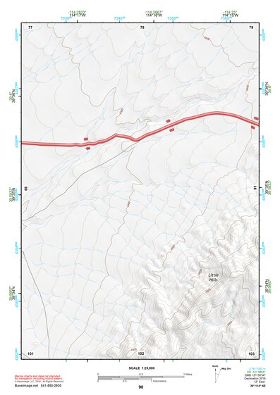 39114NE Page 90 Kern Mountains Topo Preview 1