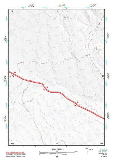 39114NE Page 92 Kern Mountains Topo Preview 1